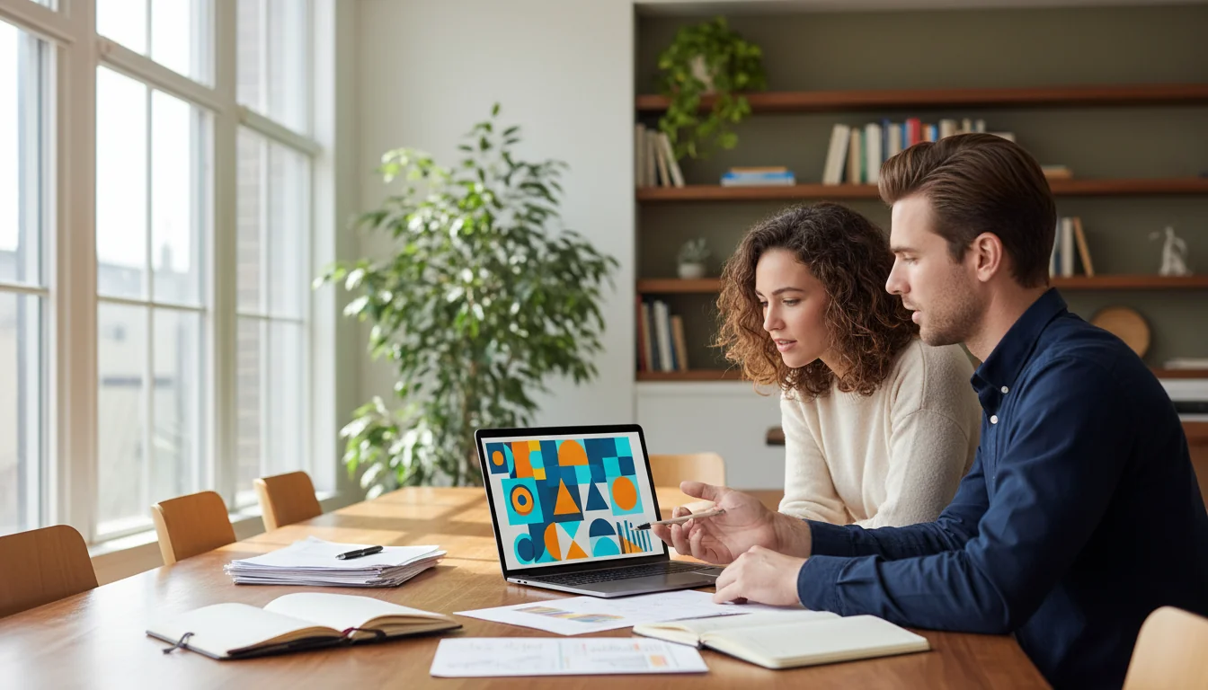 Team di progettazione che pianifica strategia per sviluppo sito web professionale