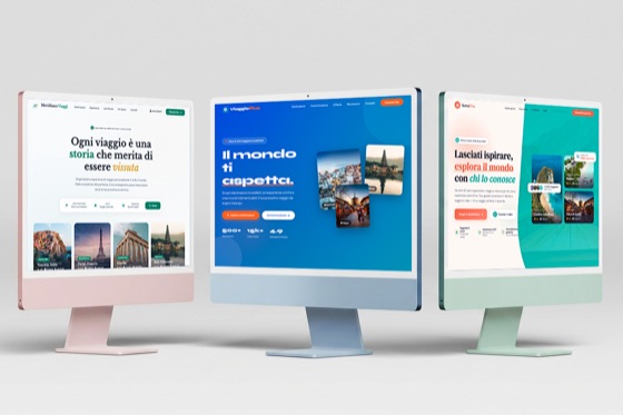 Template sito web per agenzia viaggi