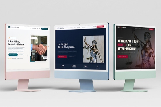 Template sito web per avvocato
