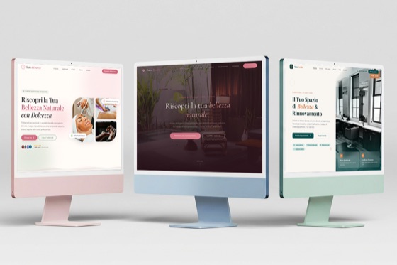 Template sito web per centro estetico