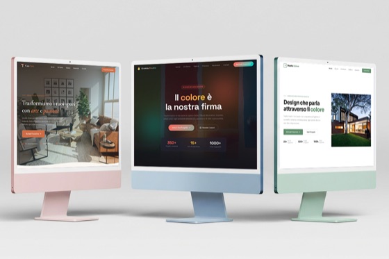 Template sito web per imbianchino