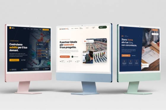 Template sito web per impresa edile