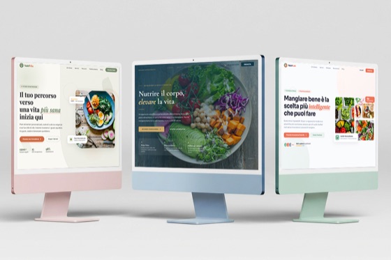 Template sito web per nutrizionista