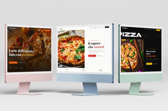 Template sito web per pizzeria