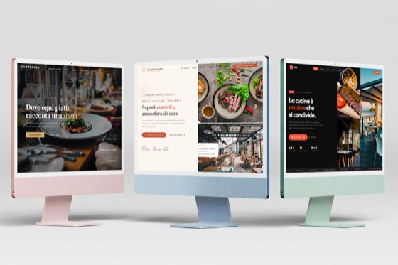 Template sito web per ristorante