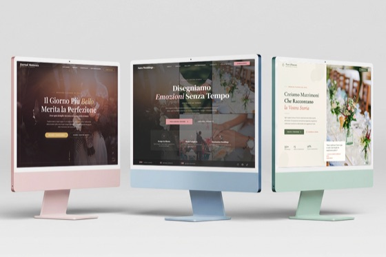 Template sito web per wedding planner
